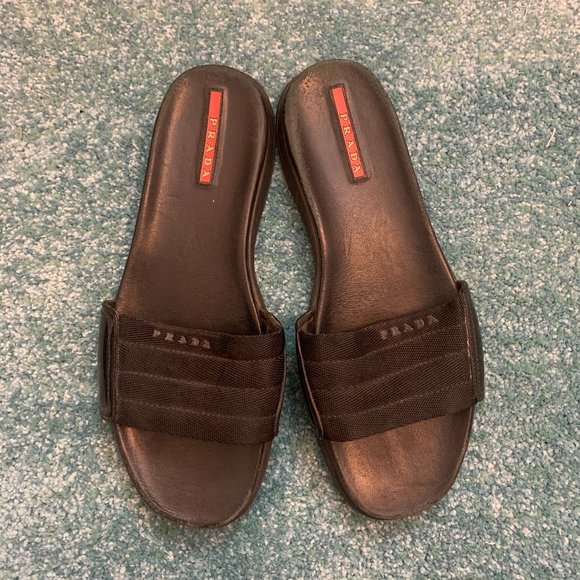 Vintage Prada Slides - Picture 1 of 7